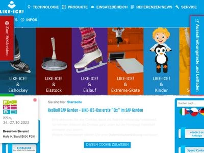 Website von LIKE-ICE Science GmbH