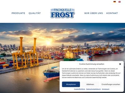 Website von Fischquelle-Frost OHG