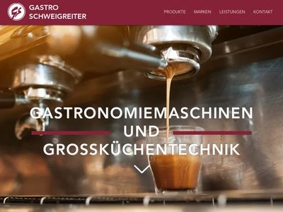 Website von Gastro Schweigreiter