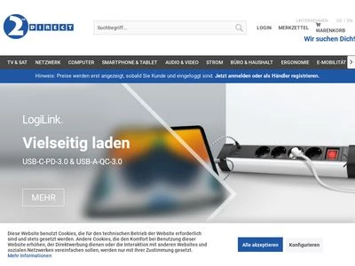 Website von 2direct GmbH