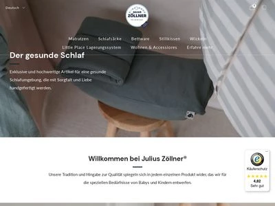 Website von Julius Zöllner GmbH &Co.KG