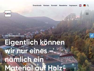 Website von KATZ GmbH & Co. KG