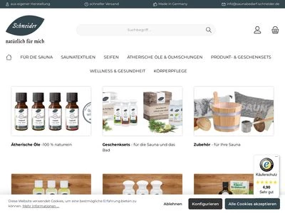 Website von Schneider GmbH