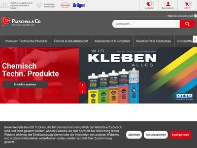 Website von Plaschna & Co. GmbH & Co. KG