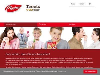 Website von Piasten GmbH & Co. KG