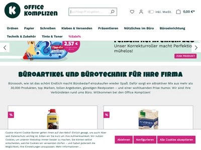 Website von PK Büro Service GmbH