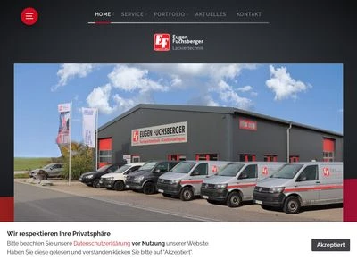 Website von Eugen Fuchsberger GmbH & Co. KG