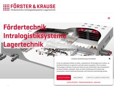 Website von FÖRSTER & KRAUSE GmbH