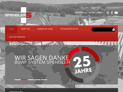 Website von Hermann Spengler GmbH & Co. KG 