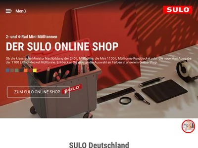 Website von SULO Deutschland GmbH