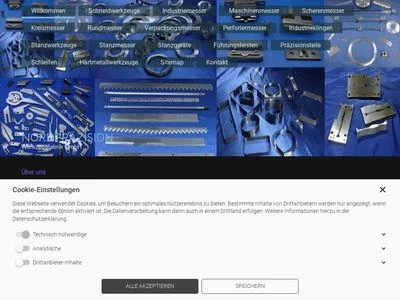 Website von NORDPRÄZISION Werkzeugfabrik GmbH