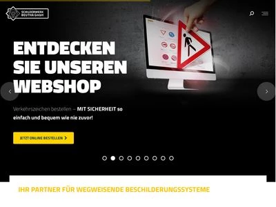 Website von Schilderwerk Beutha GmbH