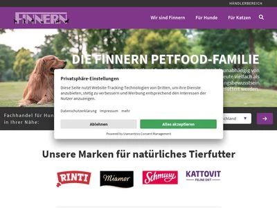 Website von FINNERN GmbH & CO. KG