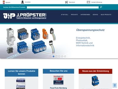 Website von J. Pröpster GmbH
