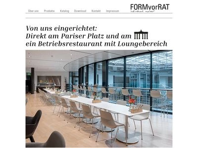 Website von FORMvorRAT GmbH & Co. KG
