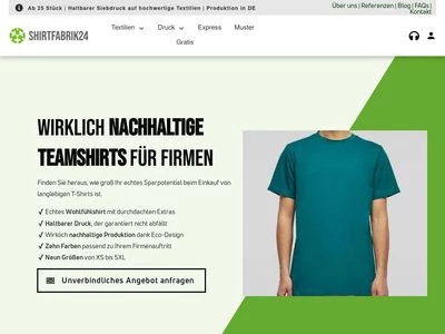 Website von Schmidts Teks GmbH