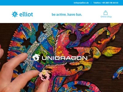 Website von Elliot GmbH