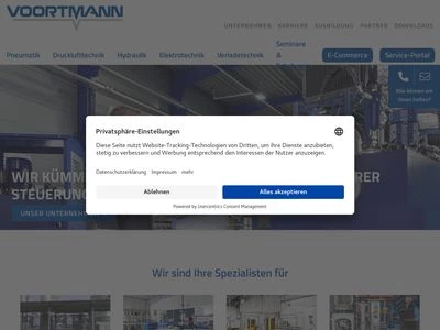 Website von Voortmann GmbH & Co. KG Steuerungstechnik