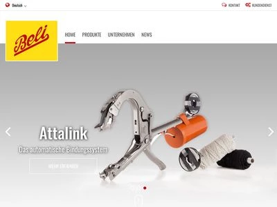 Website von SEIBERT Gerätebau GmbH