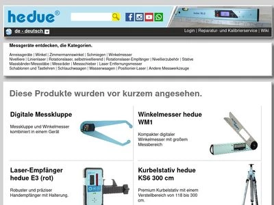 Website von Hedue GmbH