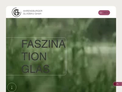 Website von Ahrensburger Glasbau GmbH