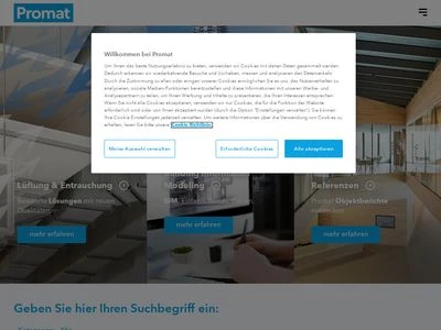 Website von Etex Building Performance GmbH