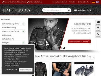 Website von Klaus Handels GmbH