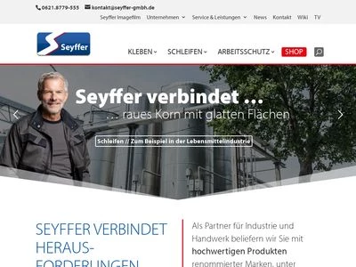 Website von Seyffer GmbH