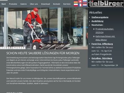 Website von Julius Tielbürger GmbH & Co. KG