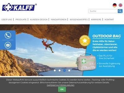 Website von Franz Kalff GmbH
