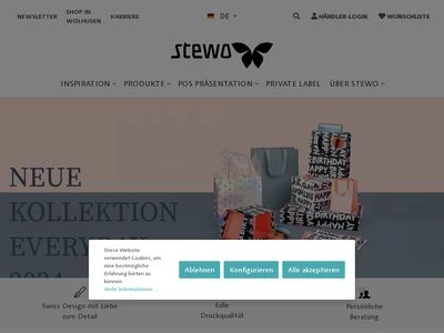 Website von Stewo International AG