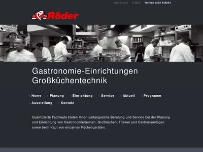 Website von Röder GmbH