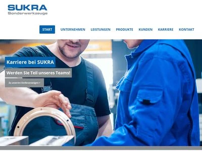 Website von SUKRA GmbH
