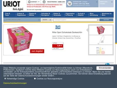Website von Uriot GmbH & Co. KG