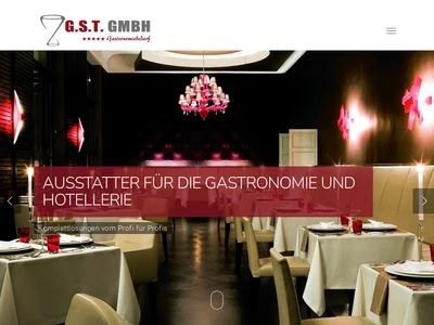 Website von G.S.T. Gastronomiebedarf Schoonhoven Tiggemann GmbH