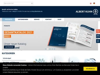 Website von Albert Kuhn GmbH & Co. KG