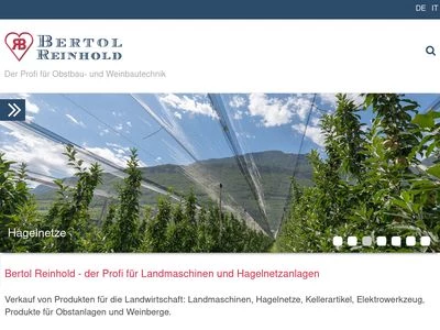 Website von Bertol Reinhold