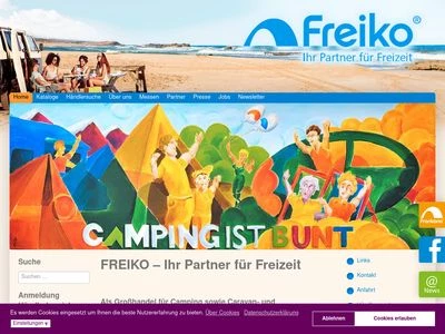 Website von FREIKO Handelsgesellschaft mbH
