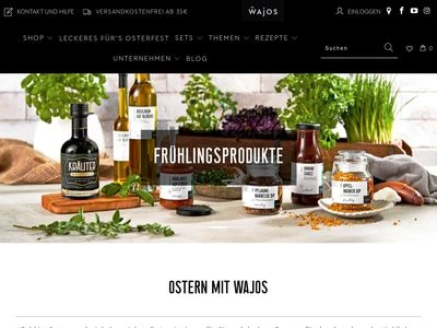 Website von Wajos GmbH