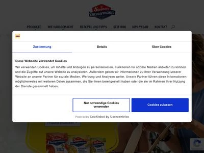 Website von Sonnen Bassermann GmbH