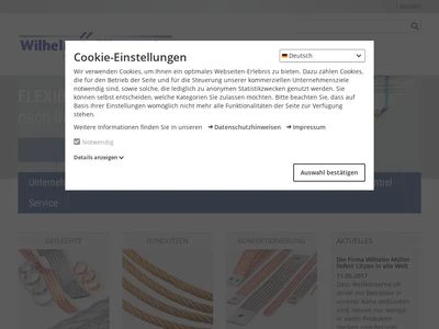 Website von Wilhelm Müller GmbH