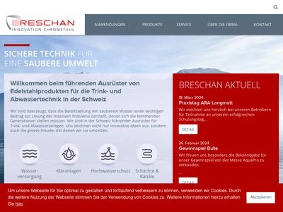 Website von HELMUT BRESCHAN AG