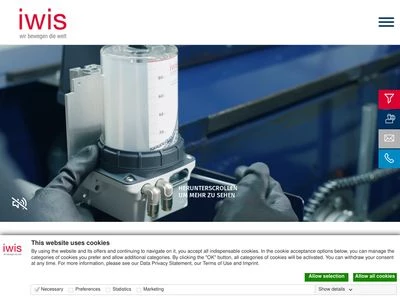 Website von Iwis - Joh. Winklhofer Beteiligungs GmbH & Co. KG