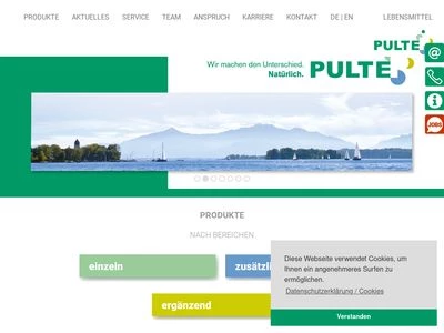 Website von Pulte GmbH & Co. KG