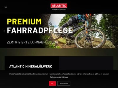 Website von Atlantic Mineralölwerk GmbH