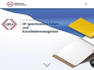 Website von Achim Lorra Plastikverarbeitung GmbH