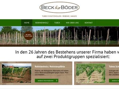 Website von Beck & Böder GmbH