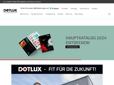 Website von DOTLUX GmbH