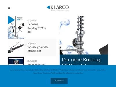 Website von Günther Geissrigler - Armaturen-Vertriebs GmbH