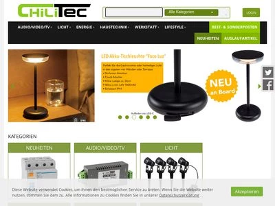 Website von ChiliTec GmbH
